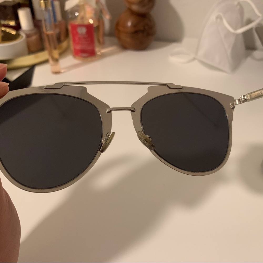 Dior women sunglasses reflected